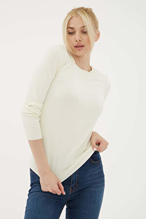 Fashion Friends 25K0777K1 Kadın Bisiklet Yaka Kazak