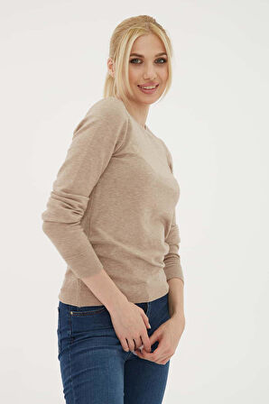 Fashion Friends 25K0777K1 Kadın Bisiklet Yaka Kazak