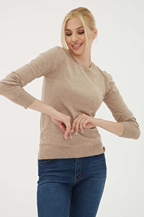 Fashion Friends 25K0777K1 Kadın Bisiklet Yaka Kazak