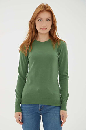 FASHION FRIENDS KADIN BİSİKLET YAKA KAZAK 25K0777K1