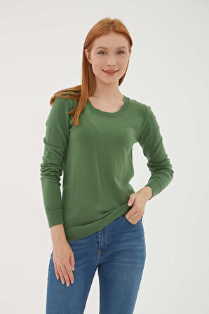 Fashion Friends 25K0779K1 Kadın U Yaka Kazak