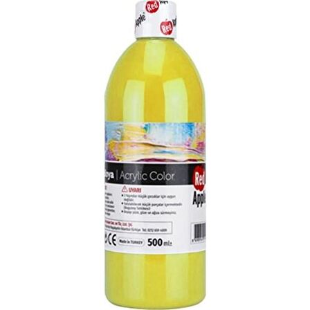 Red Apple RA150-11 Akrilik Boya 500 g Sarı