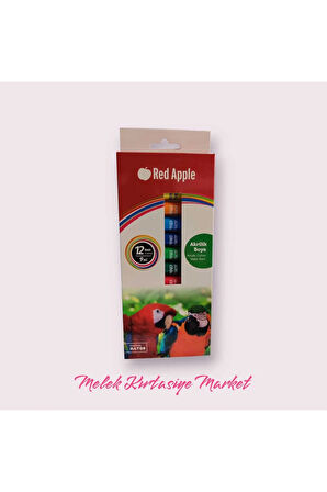 Akrilik Boya Tüp 9 ml X 12 Renk Rat09.