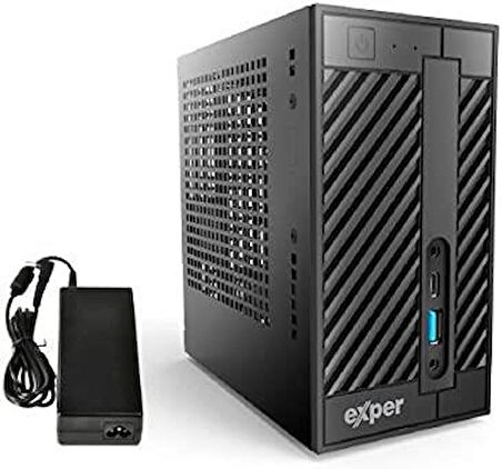 Exper Dex372 120 W Tek Fanlı Siyah ATX Bilgisayar Kasası