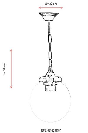 AVONNI BFE-68160-BSY Siyah Boyalı Dış Mekan Aydınlatma E27 ABS Akrilik Cam 20cm