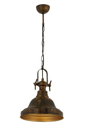 AVONNI  Siyah/Patina Boyalı Modern Avize E27 Metal 29cm