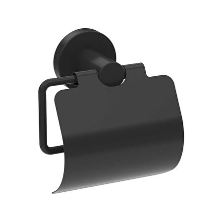 Duxxa Arya Tuvalet Kağıtlık Kapaklı Siyah A.2008.S