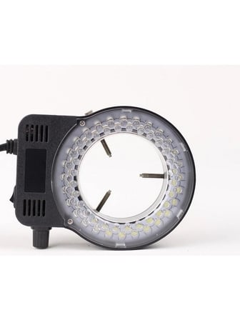 TD-56 Mikroskop Led Işık 56 Ledli Ayarlanabilir Halka Aydınlatma - Stereo ve Dijital Mikroskop Lambası Siyah