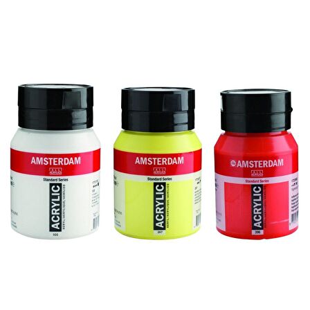 Amsterdam Akrilik Boya 500ml 3'lü SET