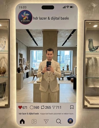 Kişiye-Firmaya Özel Instagram Ayna
