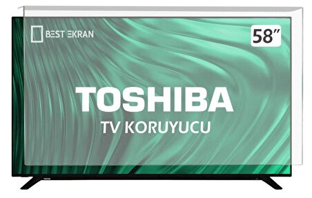 TOSHIBA 58UA2263DT TV EKRAN KORUYUCU - Toshiba 58" inç Ekran Koruyucu