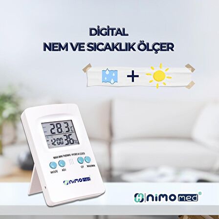 Dijital Nem & Sıcaklık Ölçer SH-101