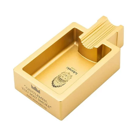 Lubinski Yeni Seri Metal Kare Tekli Puro Küllüğü - Gold