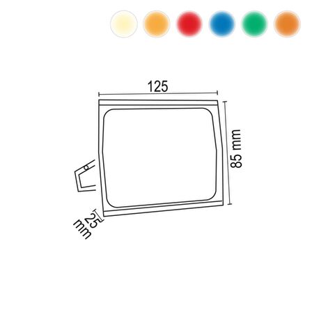 10W TABLET LED PROJEKTÖR BEYAZ