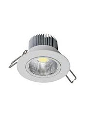 5W led DOWNLİGHT ARMATÜR BEYAZ KASA MERCEKLİ COP PC BEYAZ IŞIK 6500K