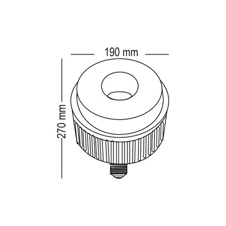 FORLİFE 100W E27 SANAYİ TİPİ LED AMPUL BEYAZ