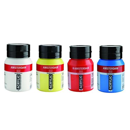 Amsterdam Akrilik Boya 500ml 4'lü SET