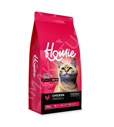 Homie Premium Tavuklu Yetişkin Kedi Maması 15 Kg