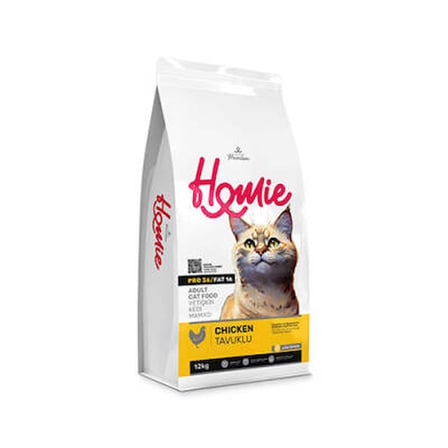 Tavuklu Düşük Tahıllı Yetişkin Kedi Maması 12 Kg