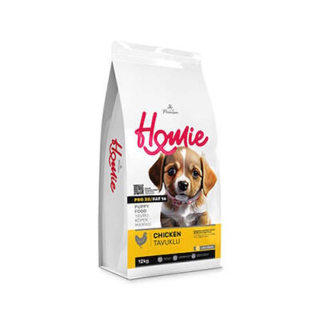 Tavuklu Düşük Tahıllı Yavru Köpek Maması 12 Kg