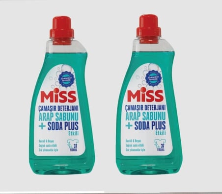 MİSS ÇAMAŞIR DETERJANI GENEL TEMİZLİK İÇİN ARAP SABUNLU SODA ETKİLİ