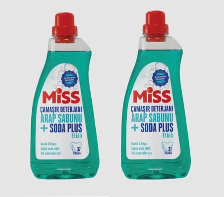 MİSS ÇAMAŞIR DETERJANI GENEL TEMİZLİK İÇİN ARAP SABUNLU SODA ETKİLİ