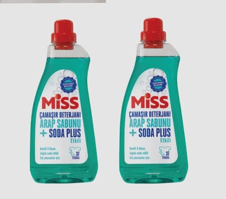 MİSS ÇAMAŞIR DETERJANI GENEL TEMİZLİK İÇİN ARAP SABUNLU SODA ETKİLİ