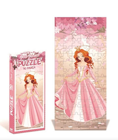 Svt Pink Prencess Puzzle 90 Parça