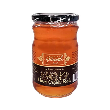 Doğal Ham Çiçek Balı 850 G (Isıl İşlem Görmemiş)