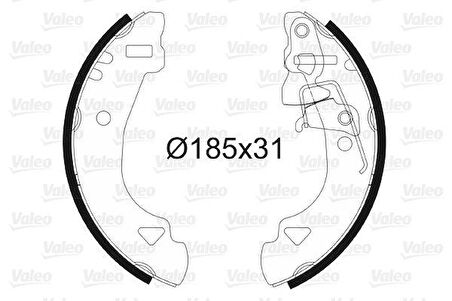 Tofas Arka Fren Balatası Pabuc Uno 70 Panda - Valeo 562583