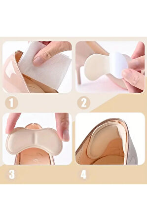 Kendinden Yapışkanlı Topuk YastığI - Topuk vurukları, nasır ve Kaymaları Önleyen Sürtünme Koruyucu