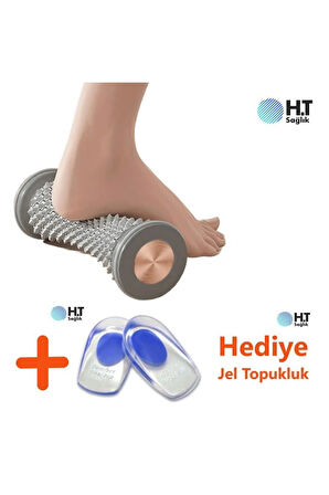 Ayak Masaj Aleti Plantar Fasiit Kas Gevşetici Yoga Fitnes Topukluk Hediyeli