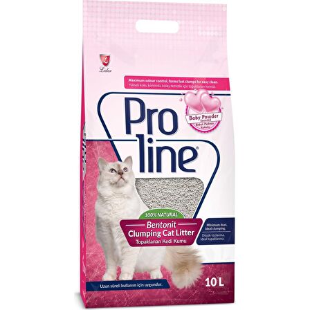 Pro Line Babypowder Kedi Kumu ParfüMLü 10 Lt 4 Adet