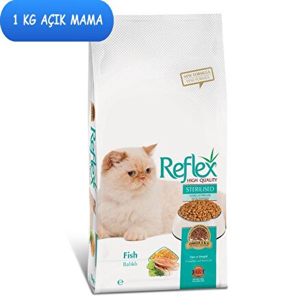 Reflex Sterilised Kısırlaştırılmış Balıklı Kedi Maması 1 Kg AÇIK