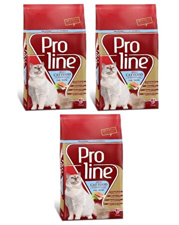 Proline Balık-Tavuk-Kuzu Yetişkin Kedi Maması 500 Gr Karışık Paket (3 ADET)