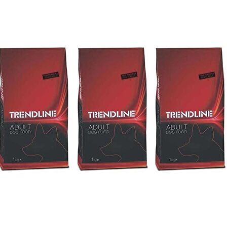 Trendline Line Kuzu Etli Yetişkin Kuru Köpek Maması 3x1 kg