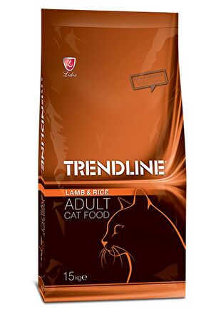 Trendline Kuzu Etli Pirinçli Yetişkin Kedi Maması 15 Kg