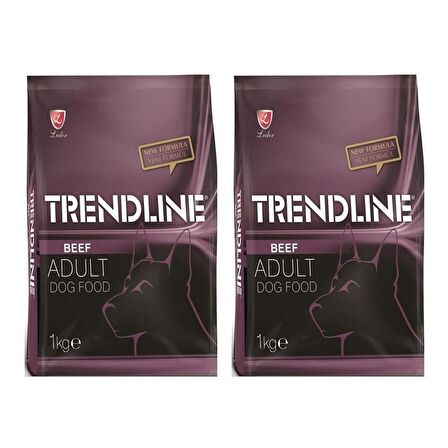 Trendline Line Biftekli Yetişkin Kuru Köpek Maması 2x1 kg