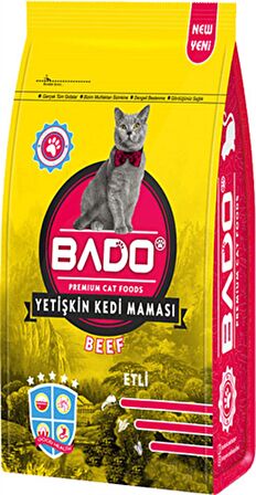 Bado Etli Yetişkin Kuru Kedi Maması 1,5 Kg