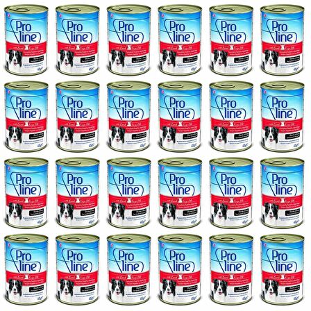Proline Line Kuzu Etli Yetişkin Yaş Köpek Maması 24x415 gr