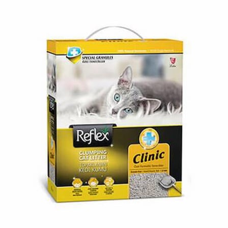 Klinik (Özel Formüllü Tanecikler) Topaklanan Kedi Kumu 10 Lt