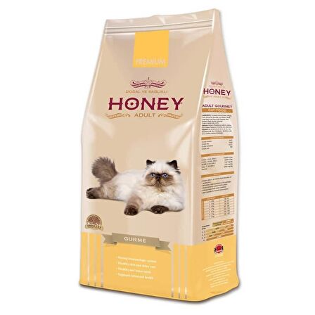 Honey Premium Gurme Renkli Taneli Yetişkin Kedi Maması 15 Kg