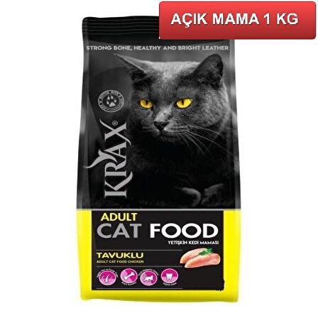 Krax Tavuklu Kedi Maması 1 Kg AÇIK