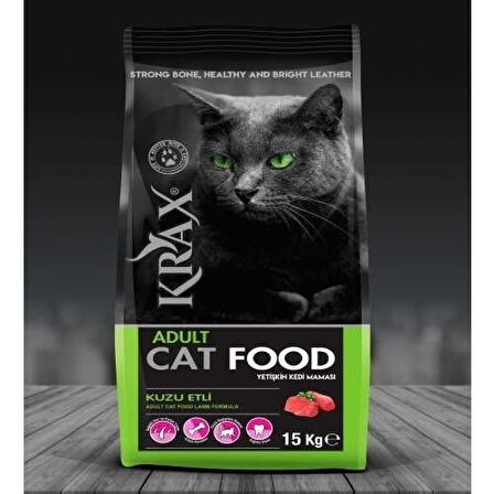 Krax Kuzu Etli Kedi Maması 1 Kg AÇIK