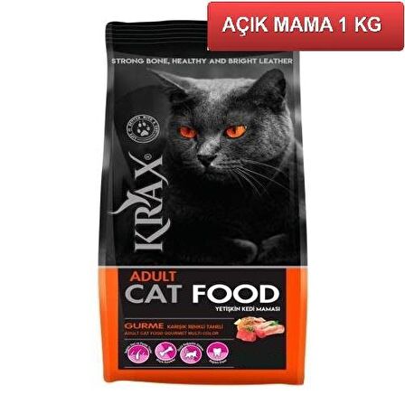 Krax Gurme Kedi Maması 1 Kg AÇIK