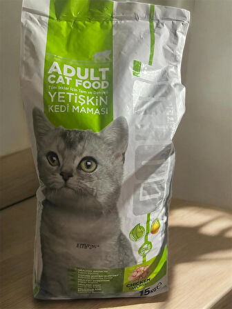 METPA Pazarlama GOLDİ TAVUK ETLİ YETİŞKİN KEDİ MAMASI 15 KG