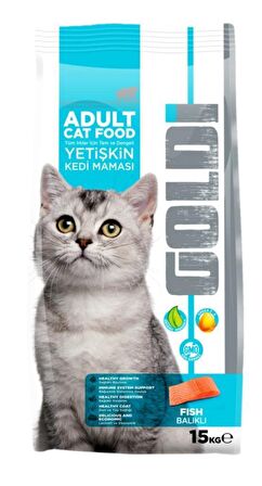 Goldi Balıklı Kedi Maması 15 Kg