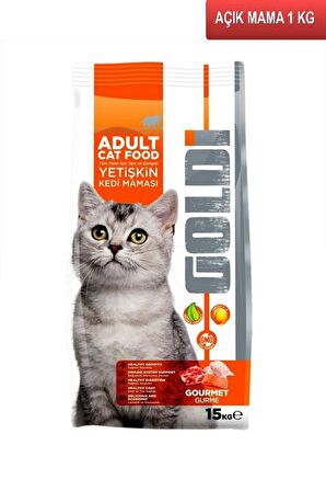 Goldi Gurme Kedi Maması 1 Kg AÇIK