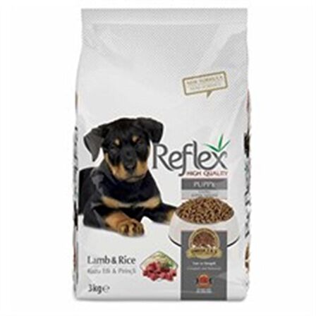 Reflex Plus Kuzu Etli Yavru Yaş Köpek Maması 3 kg