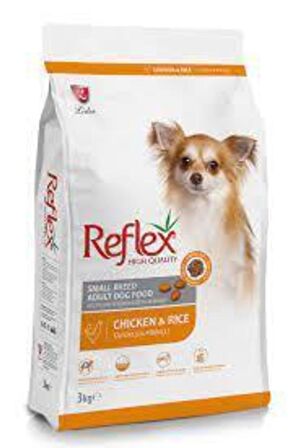 Reflex Tavuklu & Pirinçli Yetişkin Küçük Irk Köpek Maması 3 Kg